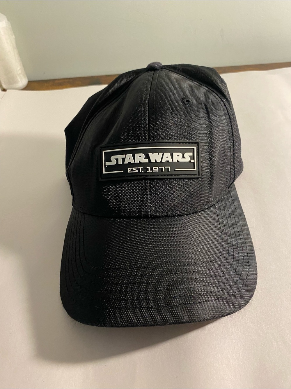 Star Wars Black Baseball Hat with Logo Patch
